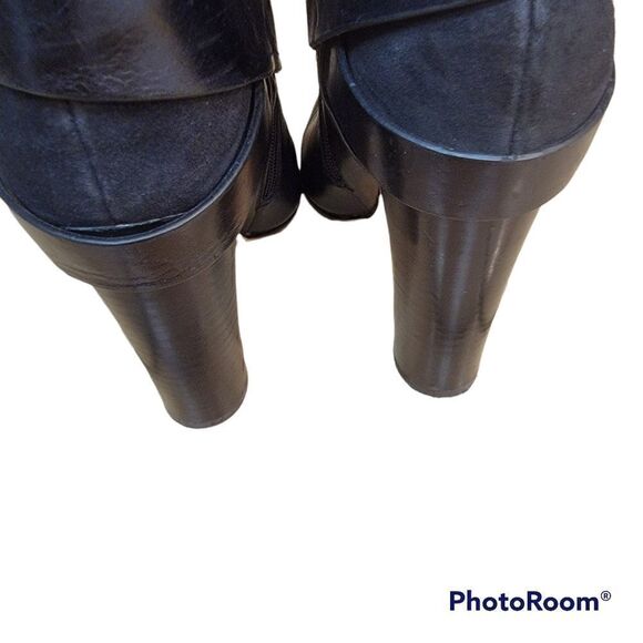 Isola Leather and Suede Booties. Size 7.5. - Picture 5 of 11